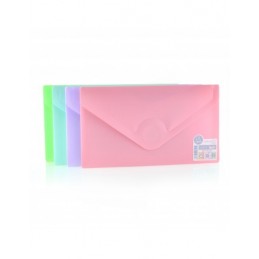 SOBRE V-LOCK RECIBOS 225x125mm SURTIDO "BLUSH"