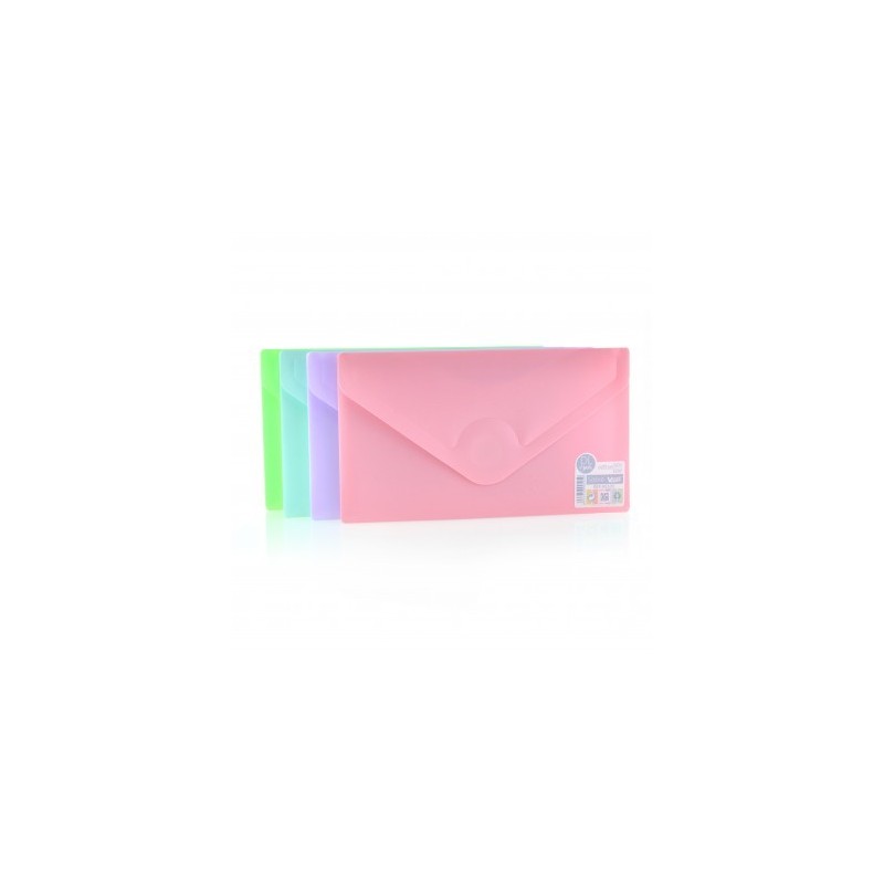 SOBRE V-LOCK RECIBOS 225x125mm SURTIDO "BLUSH"