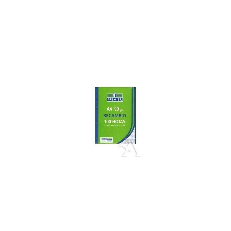 RECAMBIO LISO PREMIER A4 1000 HOJAS PAPEL 90GR