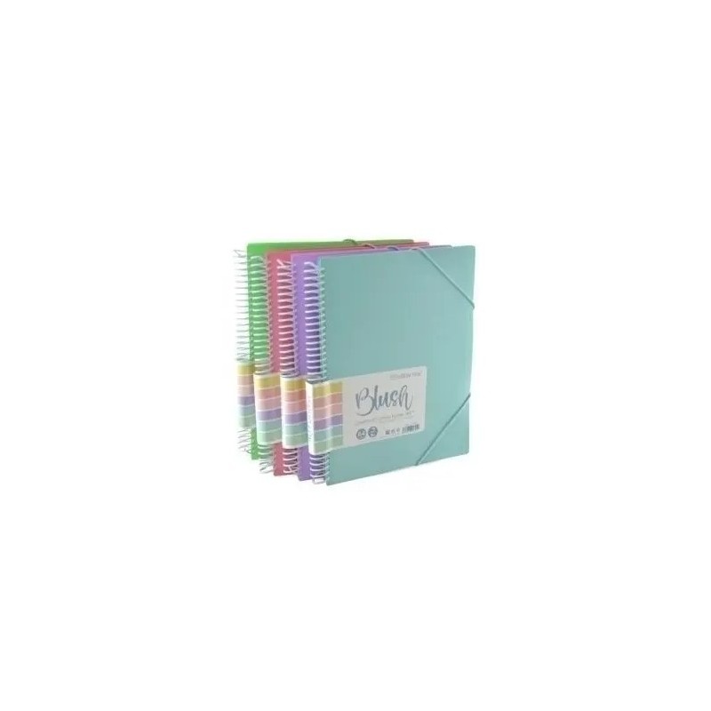CARPETA DE 40 FUNDAS ESPIRAL 360 BLUSH