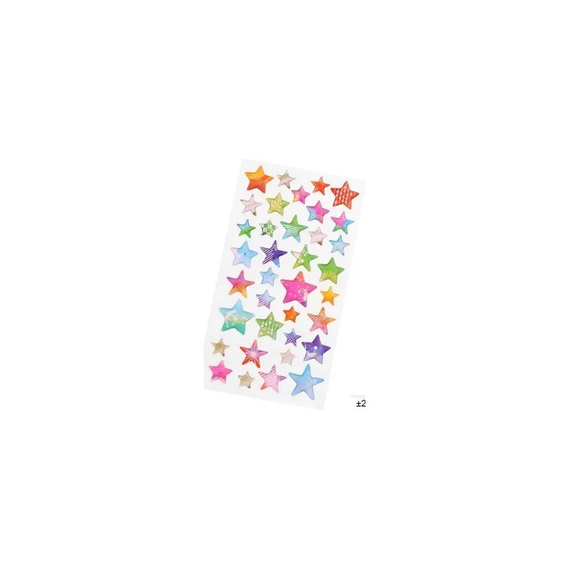 PEGATINAS GOMET ESTRELLAS COLORES