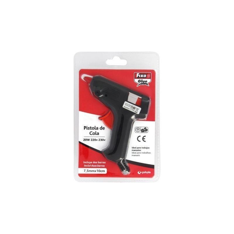 PISTOLA 20W+2BARRAS COLA FIXOGLUE