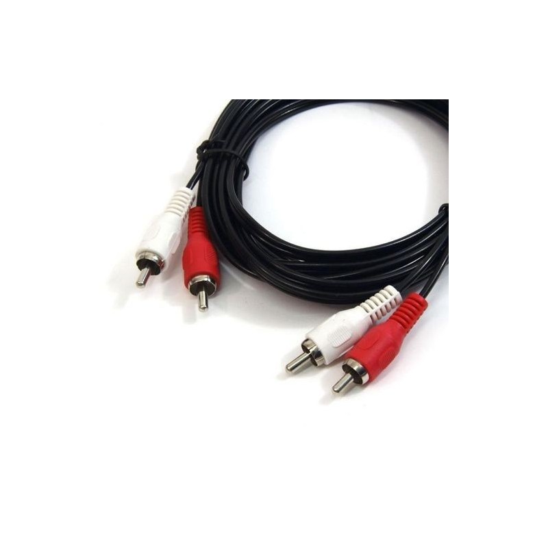 CABLE MULTIMEDIA 2xRCA A 2xRCA M/M 5MT