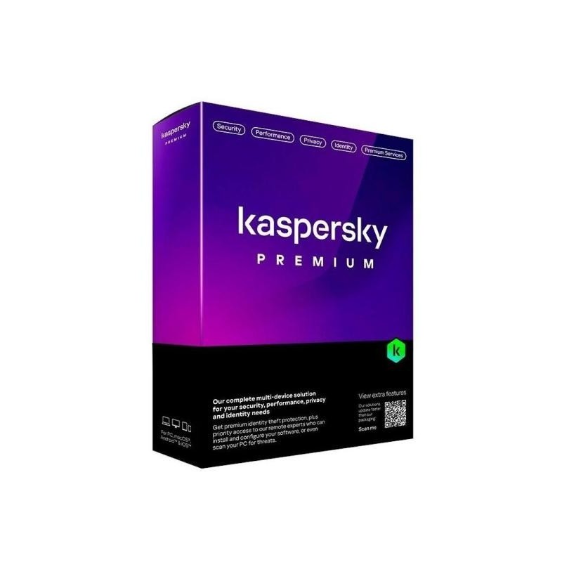 KASPERSKY PREMIUM 5 DISPOSITIVOS 1 AÑO
