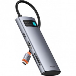 HUB USB C 7 IN 1 HDMI 4K LECTOR SD TF 3 USB 3.0