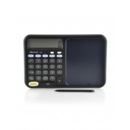 CALCULADORA NEGRA CON PANTALLA ESCRITURA BOLI EXTR