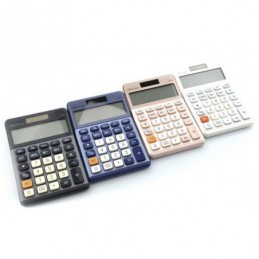 CALCULADORA ALUMINIUM BLANCO CAJA INDIVIDUAL