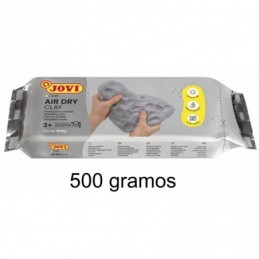 PASTA DE MODELAR JOVI 500GR GRIS SECADO AL AIRE