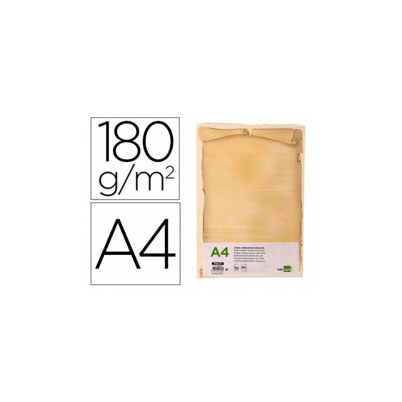 PAPEL PERGAMINO 50HOJAS DIN A4