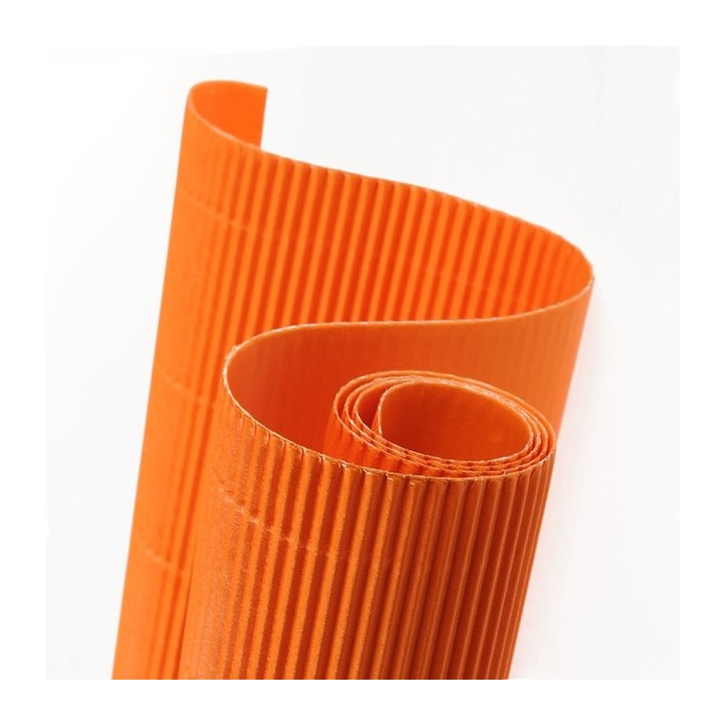 CARTON ONDULADO 50x70 NARANJA