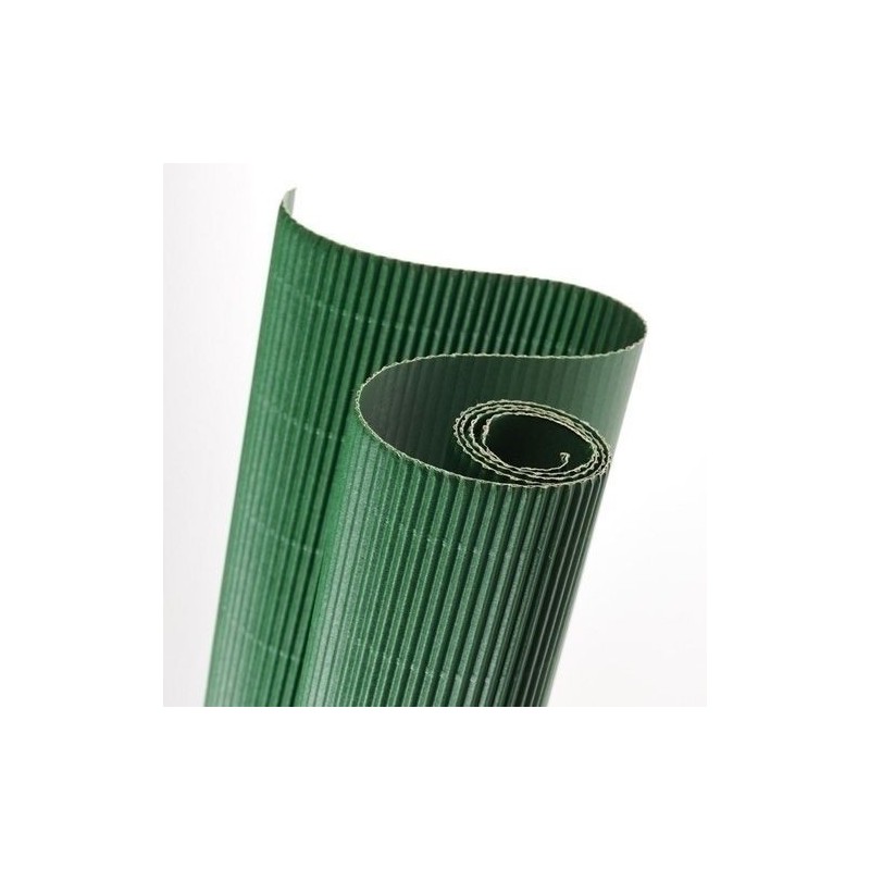 ROLLO CARTON ONDULADO 50x70 CM VERDE 300GR 0.5x0.7