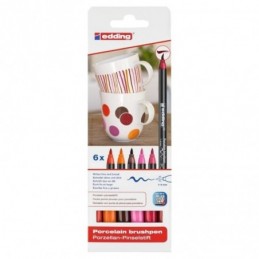 ROTULADOR EDDING 4200 PORCELANA 6 COLORES SURTIDOS