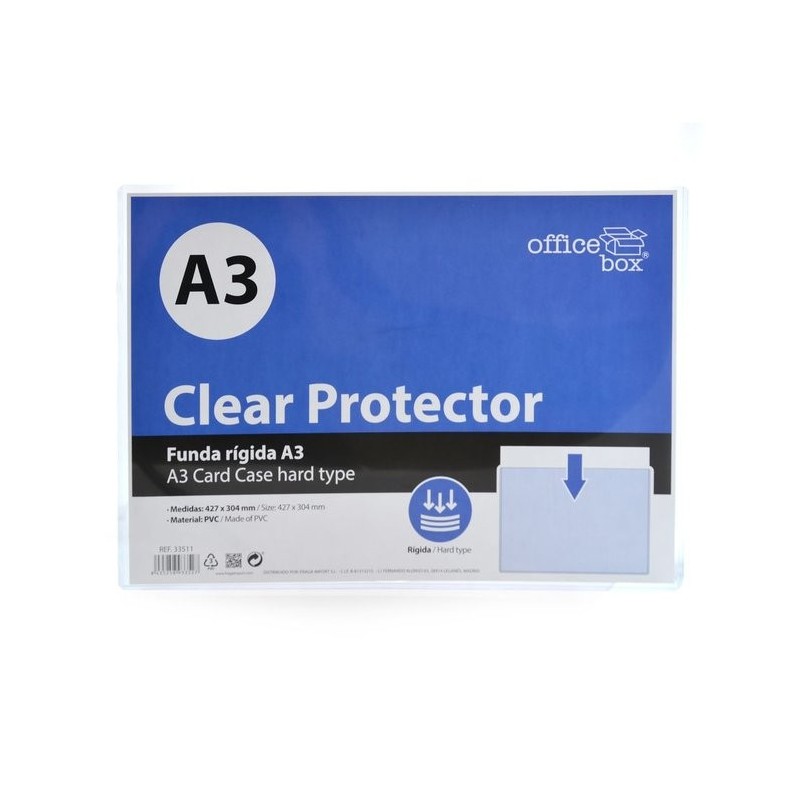 FUNDA RIGIDA CLEAR PROTECTOR A3 CRISTAL