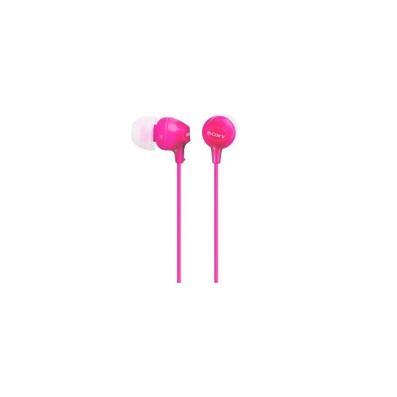 AURICULAR SONY MDR-EX15LP ROSA JACK 3.5 SIN MICRO