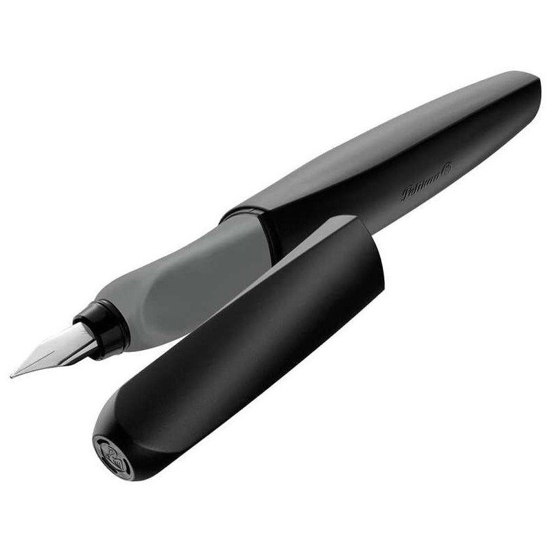 PELIKAN TWIST PLUMA ESTILOGRAFICA ESCOLAR NEGRA