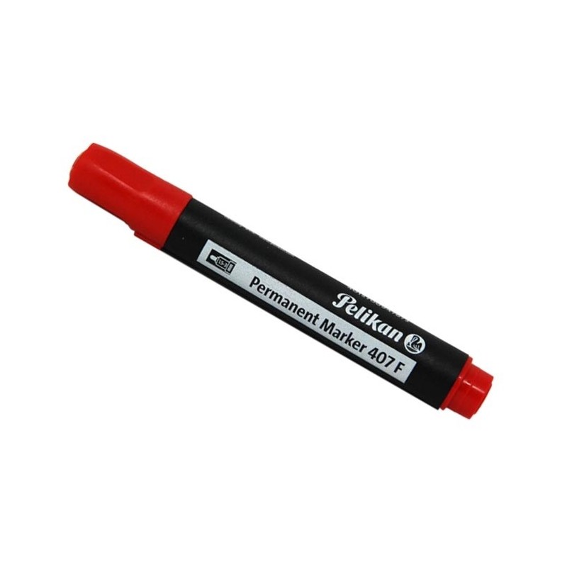 MARCADOR PERMANENTE ROJO PELIKAN 407F