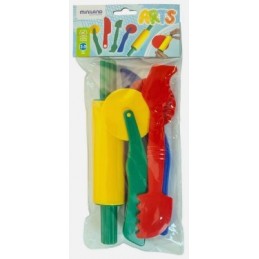 SET DE ACCESORIOS PASTA BLANDA DE 22CM MODELAR M.
