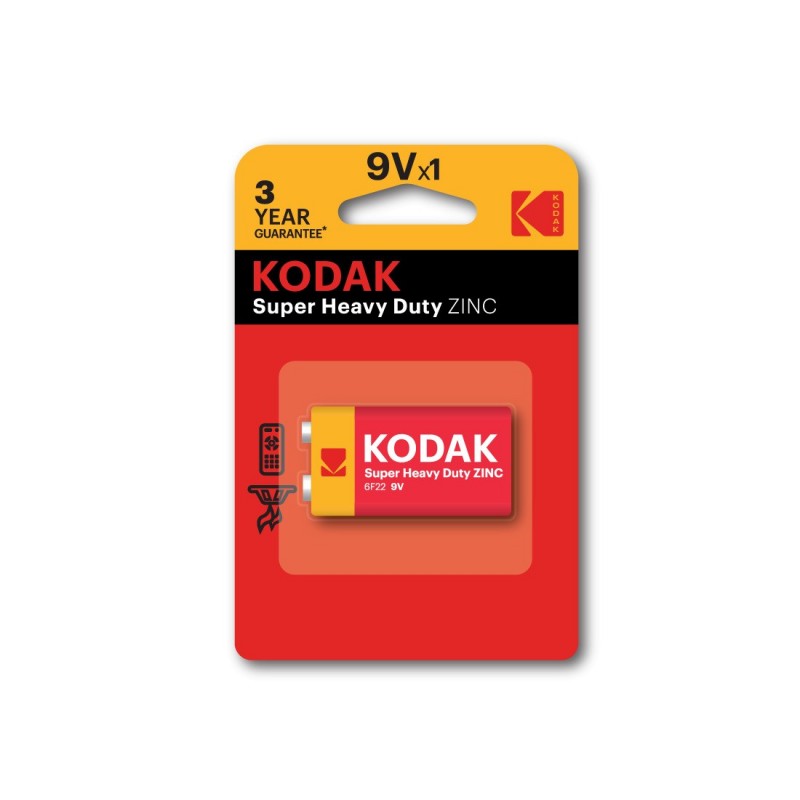 PILA KODAK CLORURO DE ZINC LR61 9V