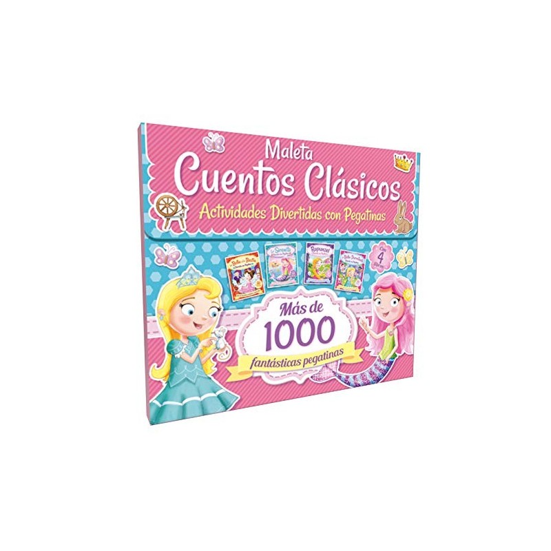 MALETA CUENTOS CLASICOS ACTIVIDADES CON PEGATINAS