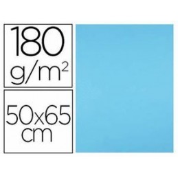 CARTULINA 180G 50x65 25H AZUL CLARO