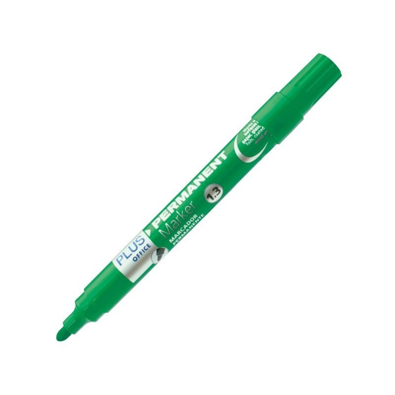 ROTULADOR PLUS MARKER 1.3 VERDE PERMANENTE
