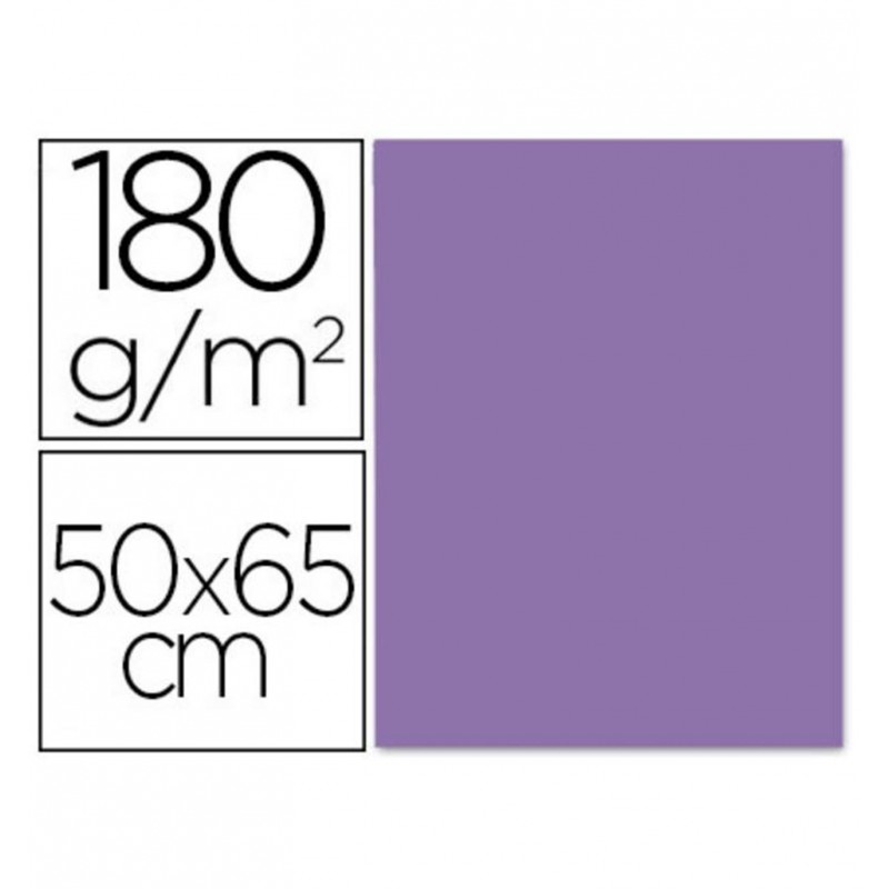 CARTULINA 50x65 P/25 PURPURA