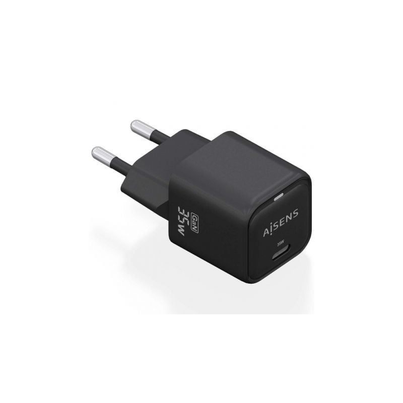 CARGADOR GAN DE PARED AISENS ASCH-35W 1 USB C NEGR