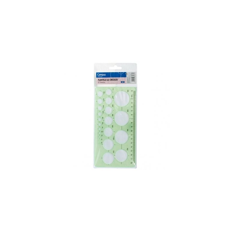 PLATILLA MAKRO CIRCULOS PLASTICO