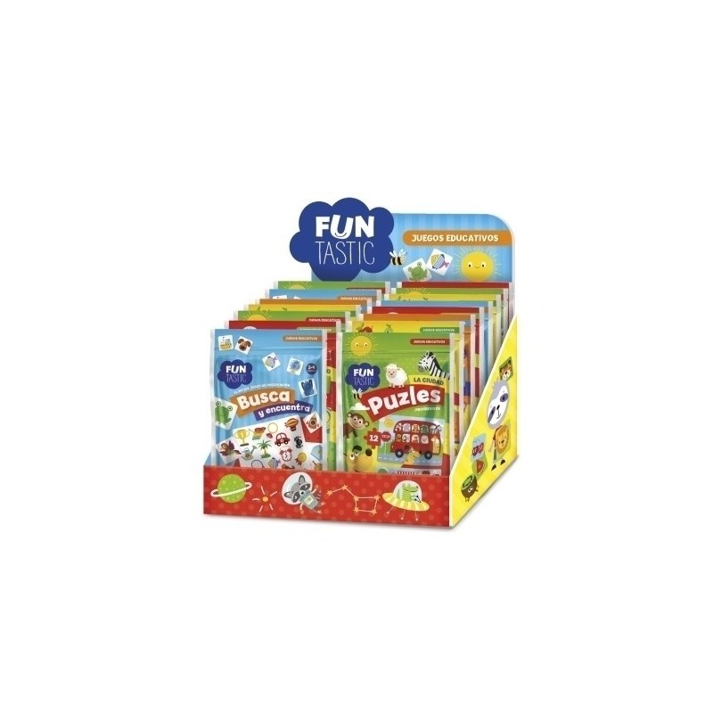 DISPLAY BOLSAS FUNTASTIC JUEGOS EDUCATIVOS