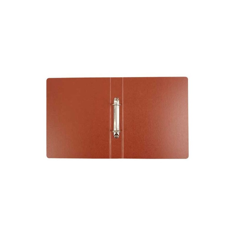 CARPETA 4 NATURAL 2 ANILLAS 40MM CARTON CUERO