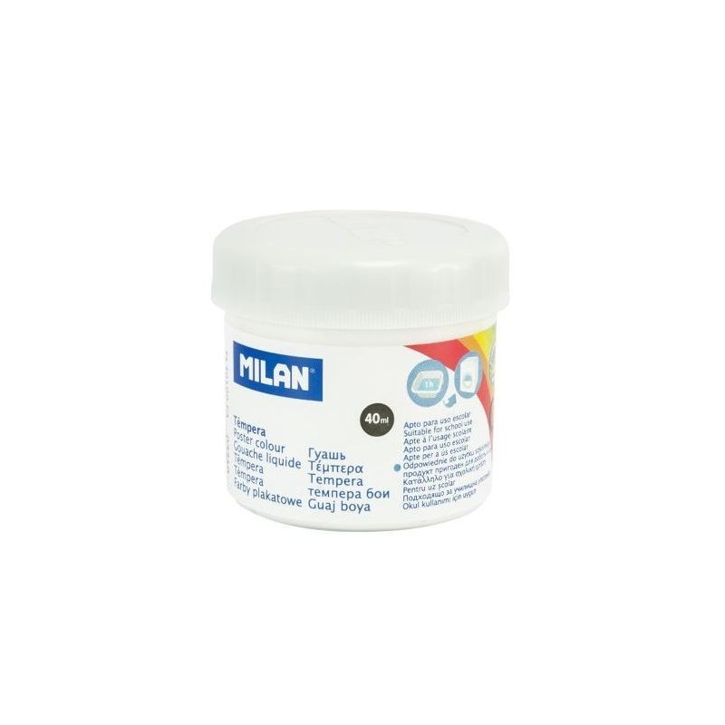FRASCO TEMPERA 40ml BLANCO MILAN