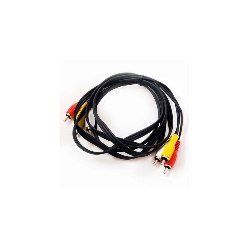 CABLE MULTIMEDIA 3xRCA A 3xRCA M/M 3.0MT