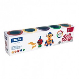 CAJITA 5 FRASCOS 142GR GLITTER SOFT DOUGH