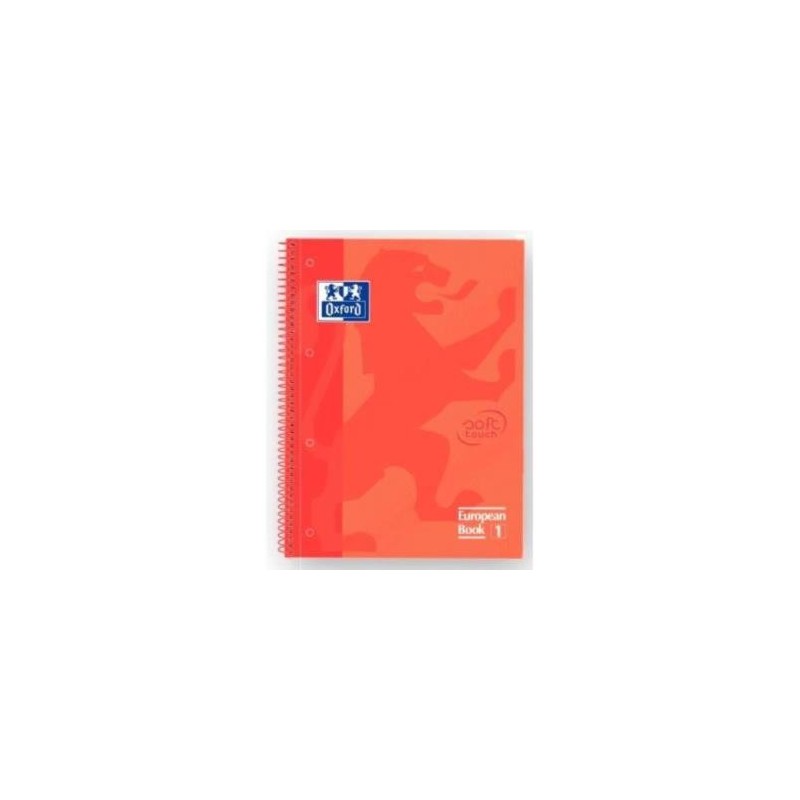 CUADERNO F 80H 90GR CUADRO 4MM TAPA BLANDA TOUCH