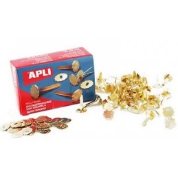 ENCUADERNADOR CON ARANDELA APLI 18mm 100UDS