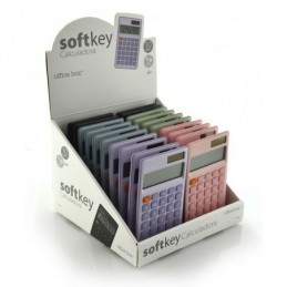 CALCULADORA SOFTKEY COLORES SURTIDOS CON CAJA