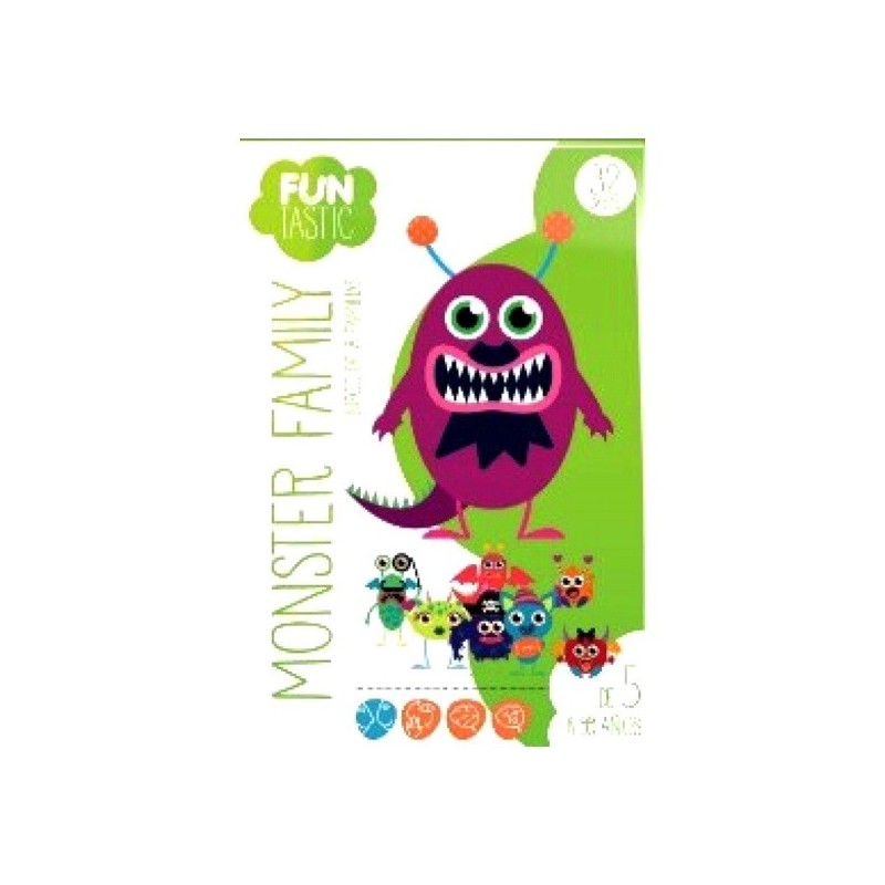 JUEGO DE CARTAS MONSTER FAMILY FUN TASTIC