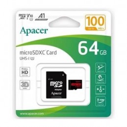 TARJETA DE MEMORIA APACER 64GB XC UHS 100MB
