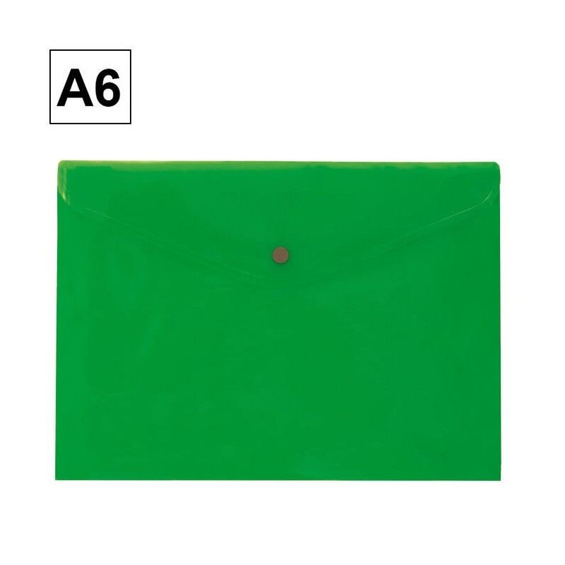 SOBRE BROCHE A6 PP PORTADOCUMENTOS VERDE