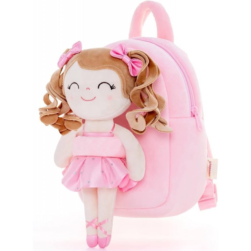 MOCHILA INFANTIL ROJA CON MUÑECA EXTRAIBLE
