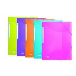 CARPETA GOMAS PLASTICO URBAN A3 SURTIDO