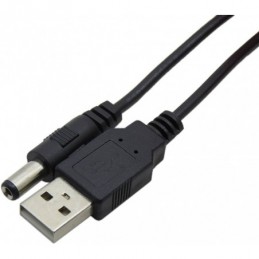 CABLE USB A JACK 5.5x2.1mm