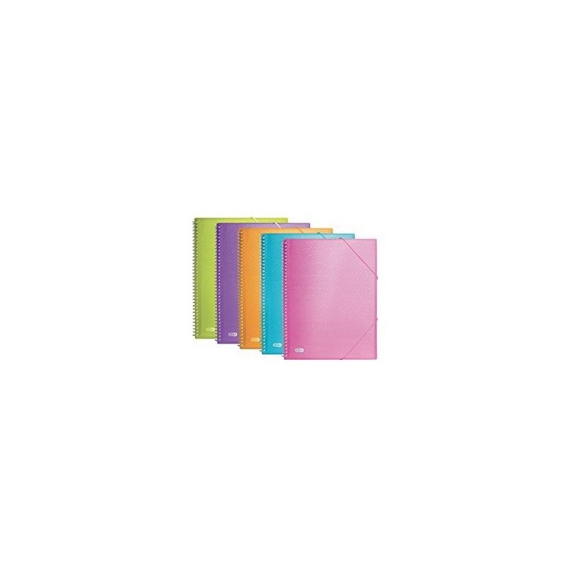 CARPETA FUNDAS FIJAS ESPIRAL URBAN A4 40F SURTIDOS