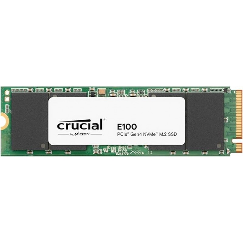 CRUCIAL E100 SSD M.2 NVMe 2280 480GB PCIe GEN4