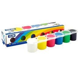 ESTUCHE TEMPERA MILAN 6 COLORES 25ml