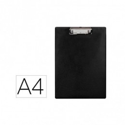PORTANOTAS Q-CONNECT PLASTICO CON CLIP NEGRO 1,5MM