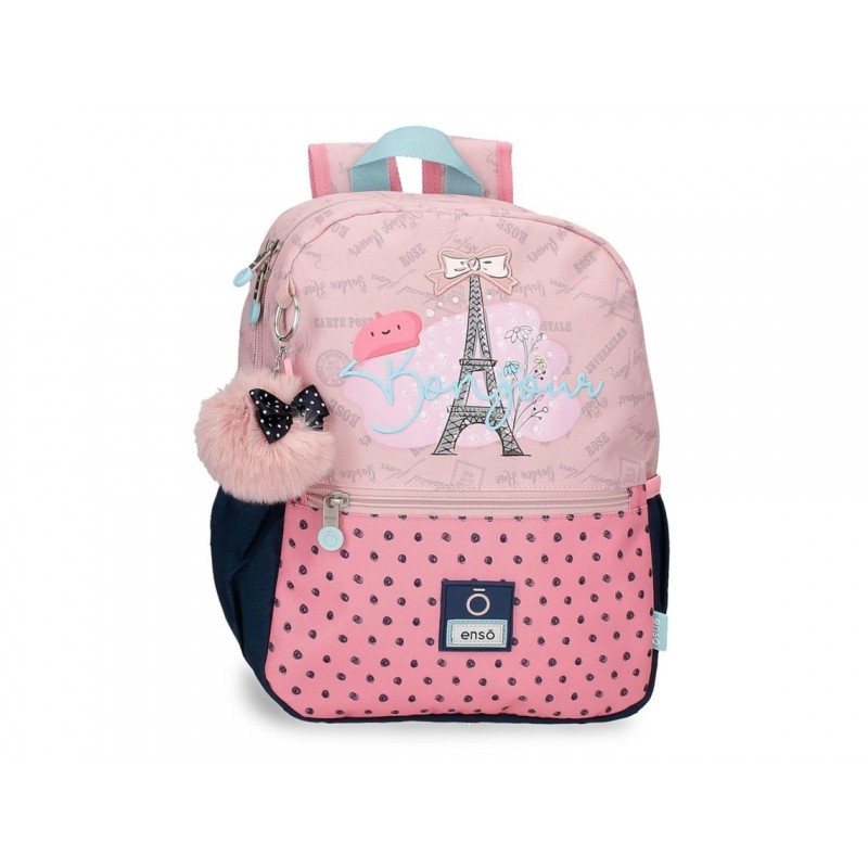 MOCHILA ADAP. 32CM  ENSO BONJOURS