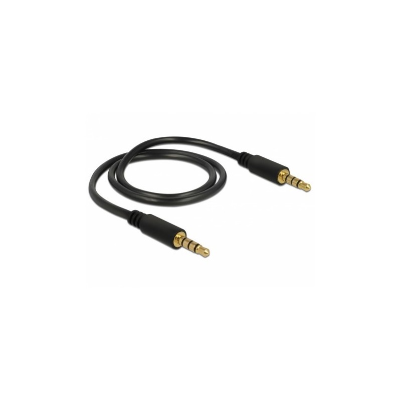 CABLE MINI ESTEREO JACK 4 PIN MACHO MACHO 3.5