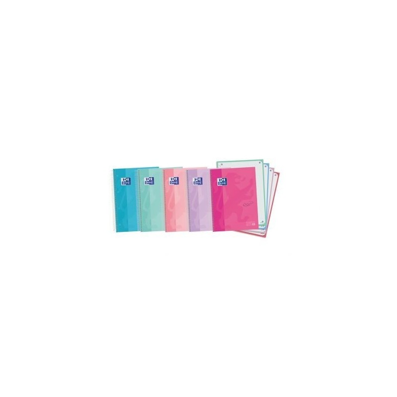 BLOC EUROPEANBOOK 4 TOUCH PASTEL A5+ 120H CUADRO 5
