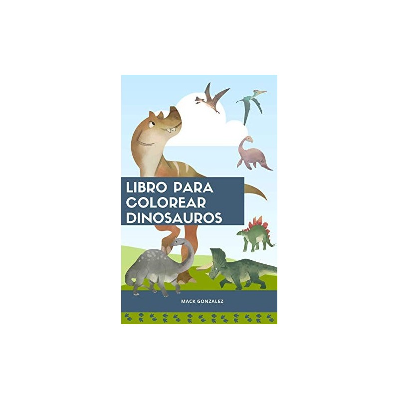LIBRO PEGACOLOR DINOSAURIOS